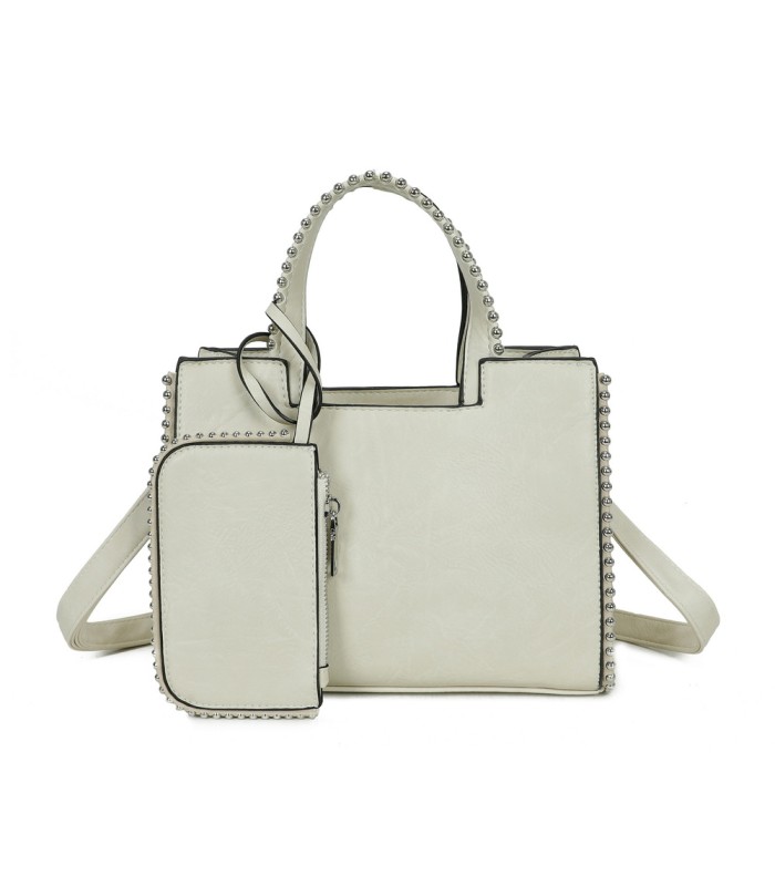 T11847 - Bolso con monedero externo y amplio espacio