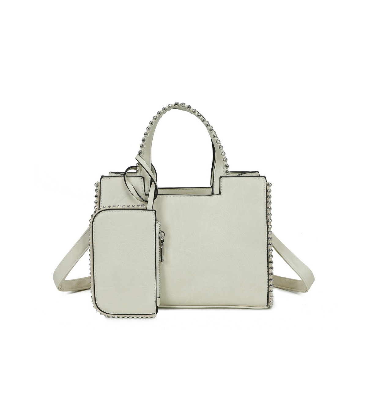 T11847 - Bolso con monedero externo y amplio espacio