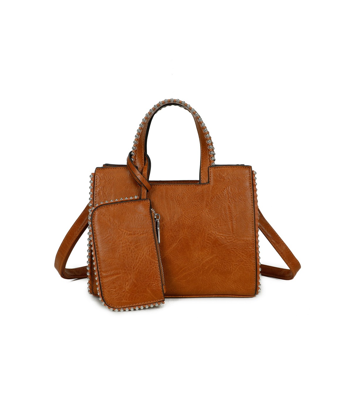 T11847 - Bolso con monedero externo y amplio espacio