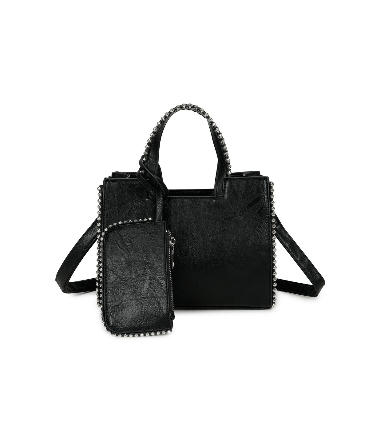 T11847 - Bolso con monedero externo y amplio espacio