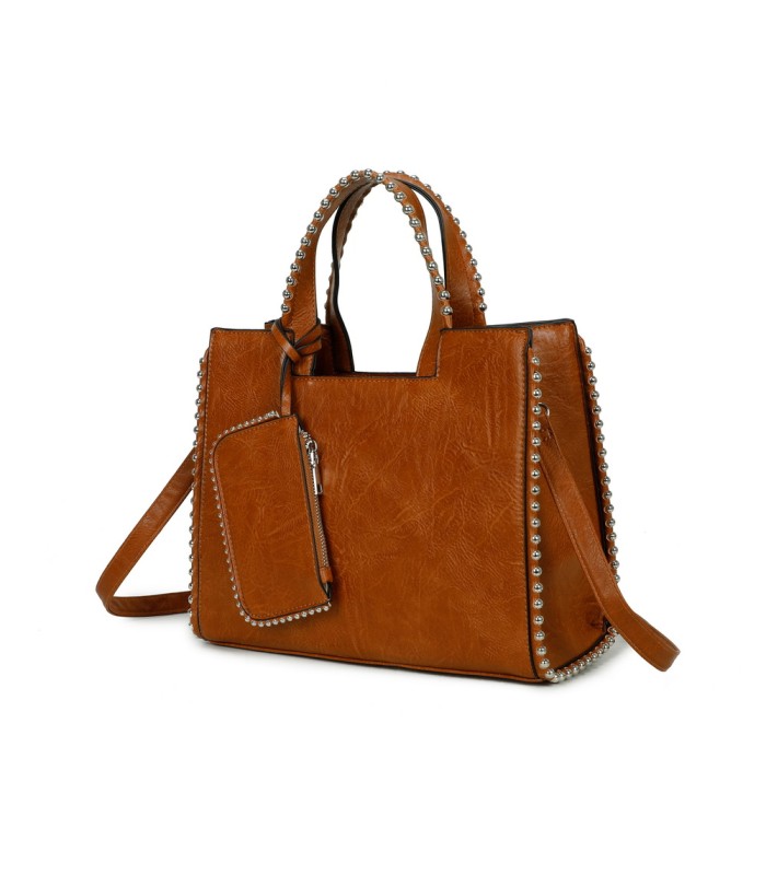 T11848 - Bolso bandolera con bolsillo exterior trasero y monedero a juego