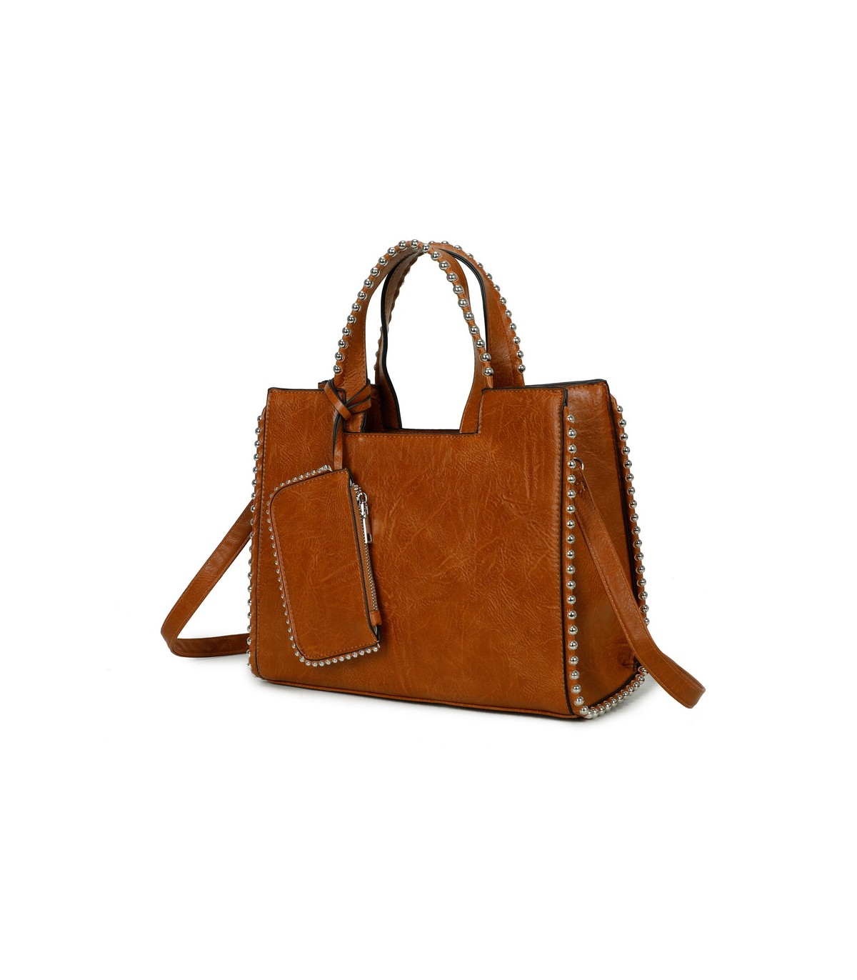 T11848 - Bolso bandolera con bolsillo exterior trasero y monedero a juego