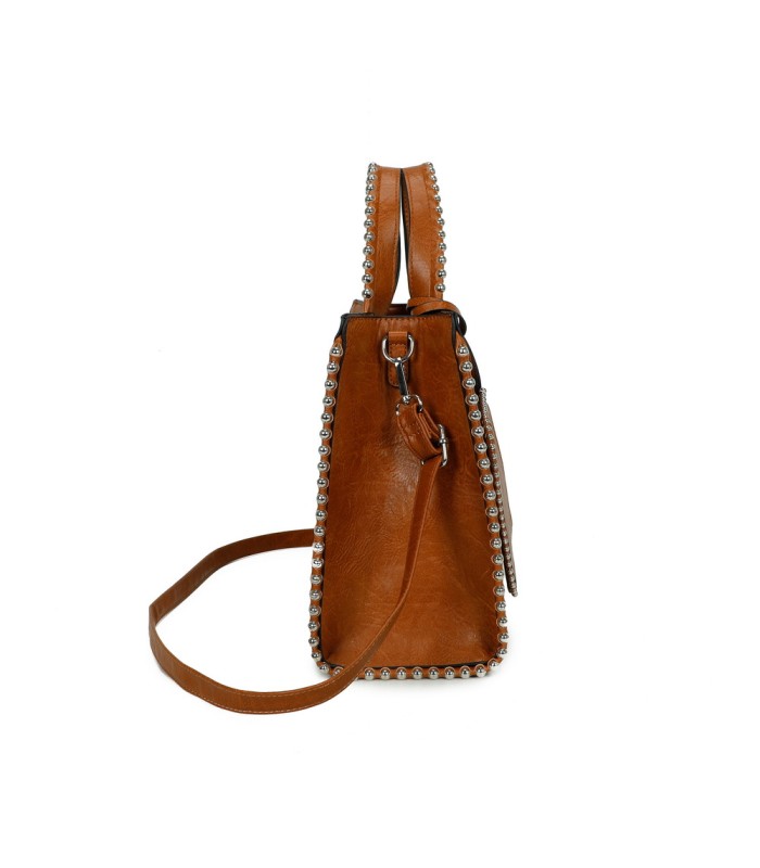 T11848 - Bolso bandolera con bolsillo exterior trasero y monedero a juego