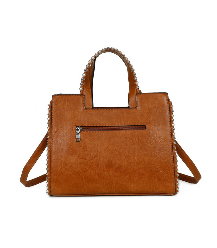 T11848 - Bolso bandolera con bolsillo exterior trasero y monedero a juego