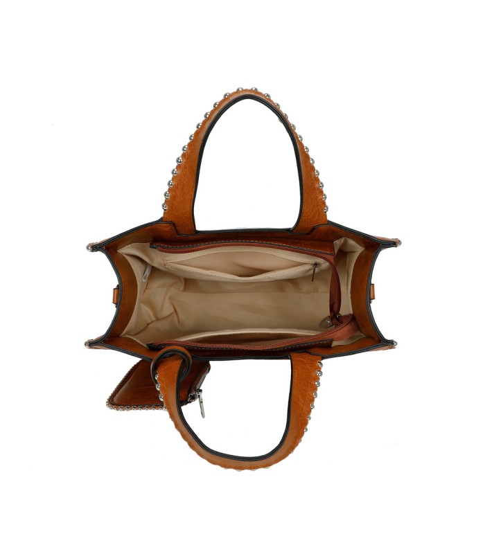 T11848 - Bolso bandolera con bolsillo exterior trasero y monedero a juego