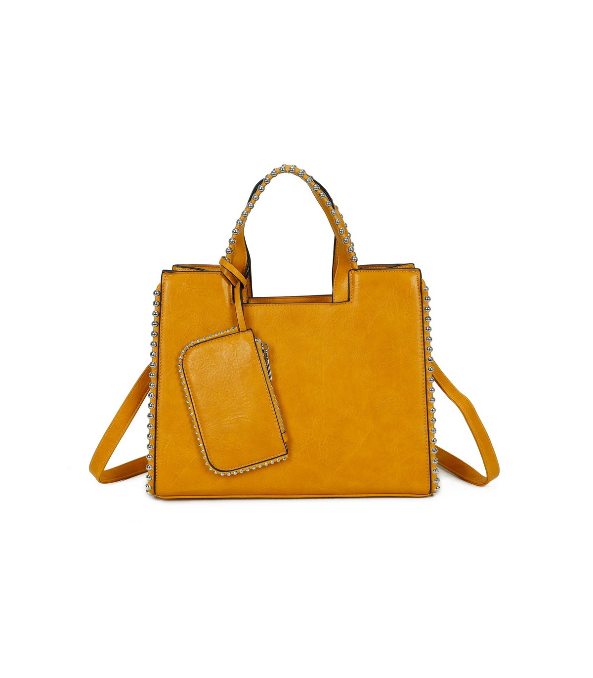 T11848 - Bolso bandolera con bolsillo exterior trasero y monedero a juego