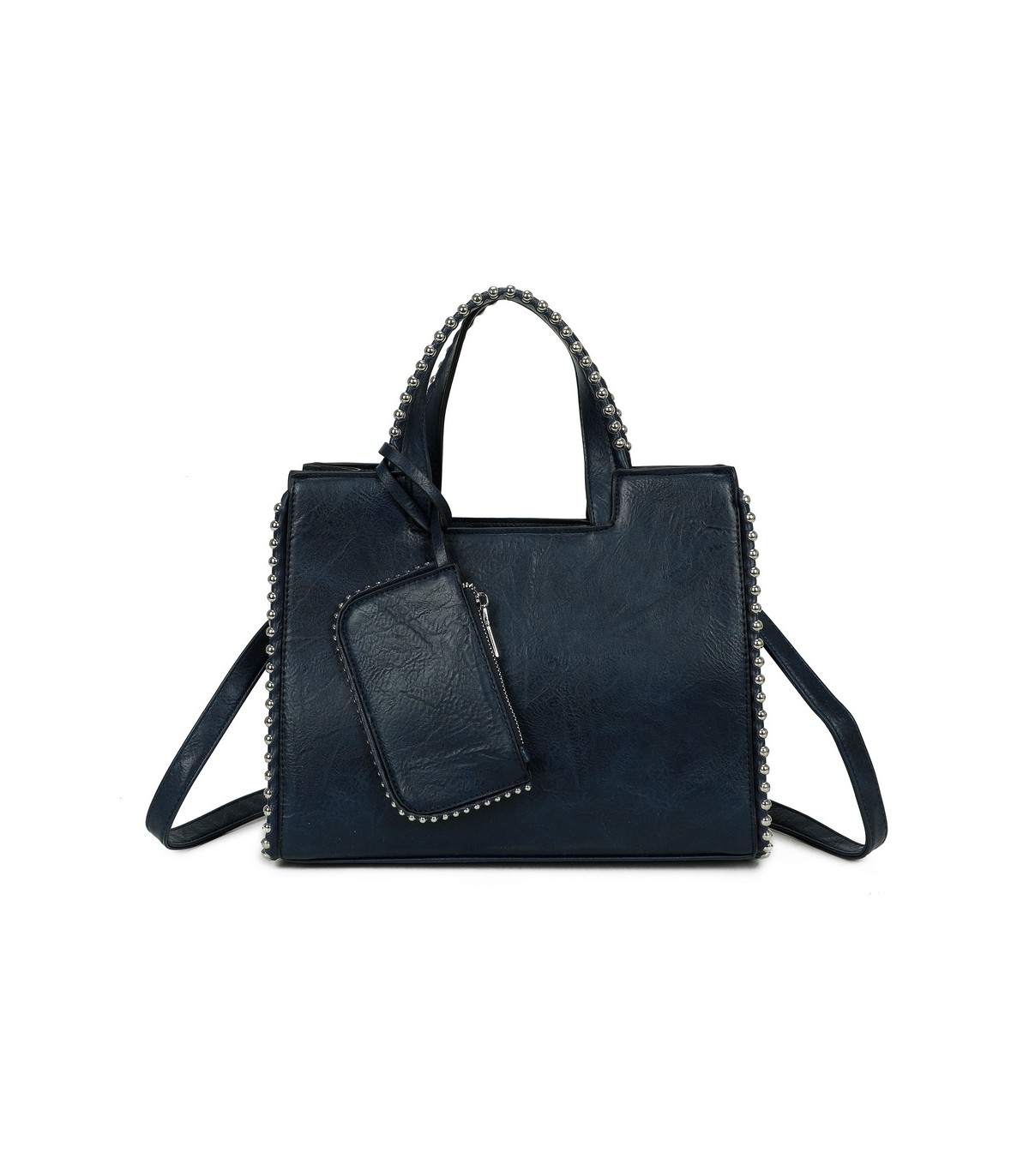 T11848 - Bolso bandolera con bolsillo exterior trasero y monedero a juego