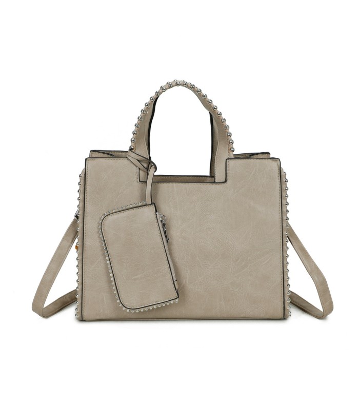 T11848 - Bolso bandolera con bolsillo exterior trasero y monedero a juego