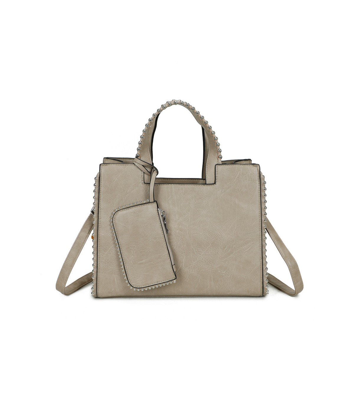 T11848 - Bolso bandolera con bolsillo exterior trasero y monedero a juego