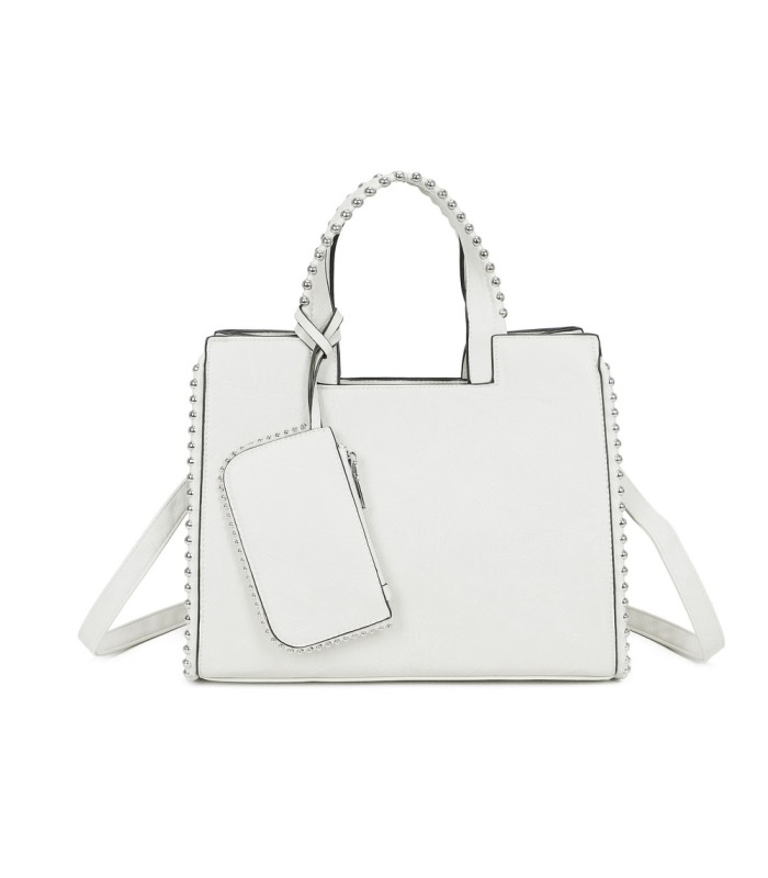 T11848 - Bolso bandolera con bolsillo exterior trasero y monedero a juego