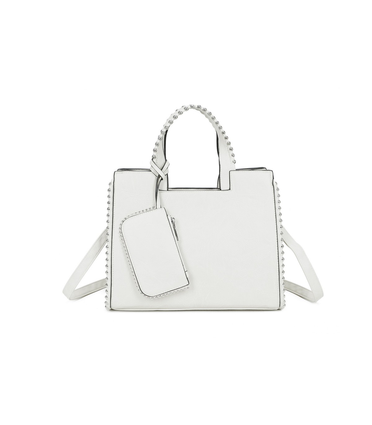 T11848 - Bolso bandolera con bolsillo exterior trasero y monedero a juego