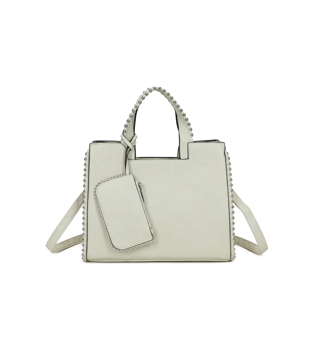 T11848 - Bolso bandolera con bolsillo exterior trasero y monedero a juego