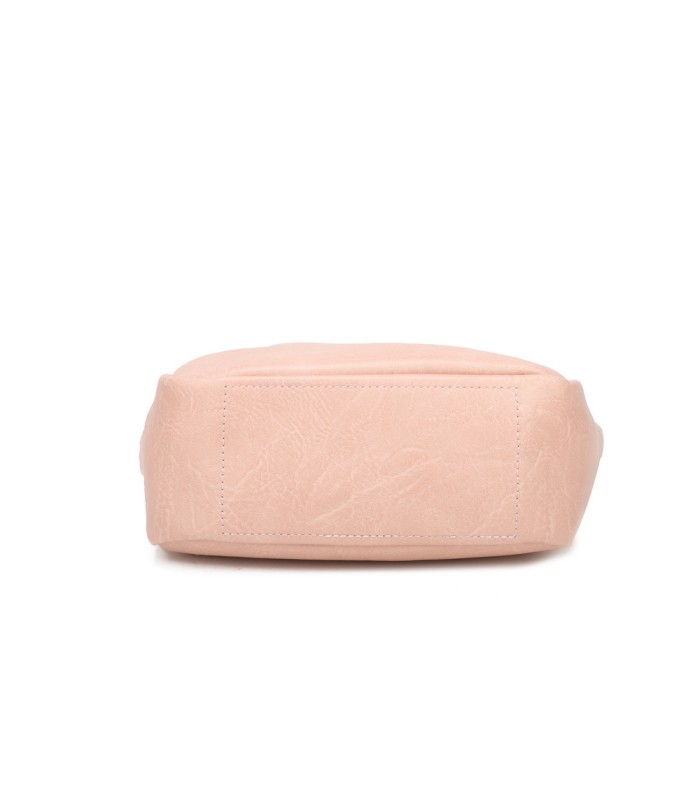 T11849 - Bolso bandolera con diseño de asa grande y adorno de bola dorada