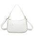 T11861 - Bolso bandolera con asa para llevarlo en la mano decoraciones de cuentas