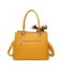 T11862 - Bolso con bandolera y pañuelo de decoración con bolsillo trasero exterior