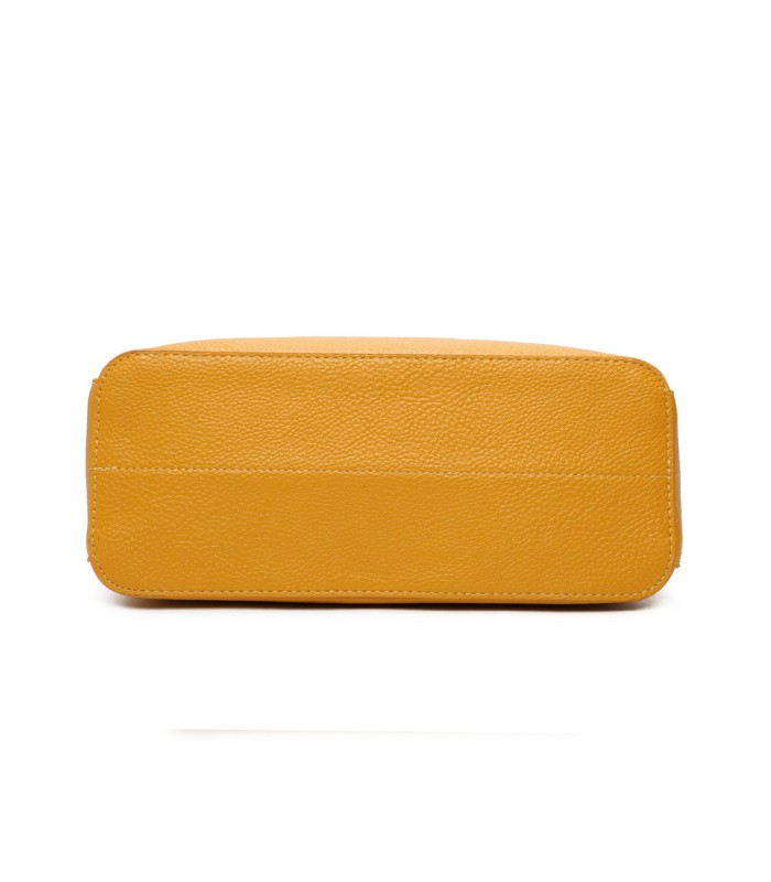 T11862 - Bolso con bandolera y pañuelo de decoración con bolsillo trasero exterior