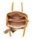 T11862 - Bolso con bandolera y pañuelo de decoración con bolsillo trasero exterior