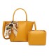 T11863 - Bolso con pañuelo y neceser compartimento amplio con bandolerea