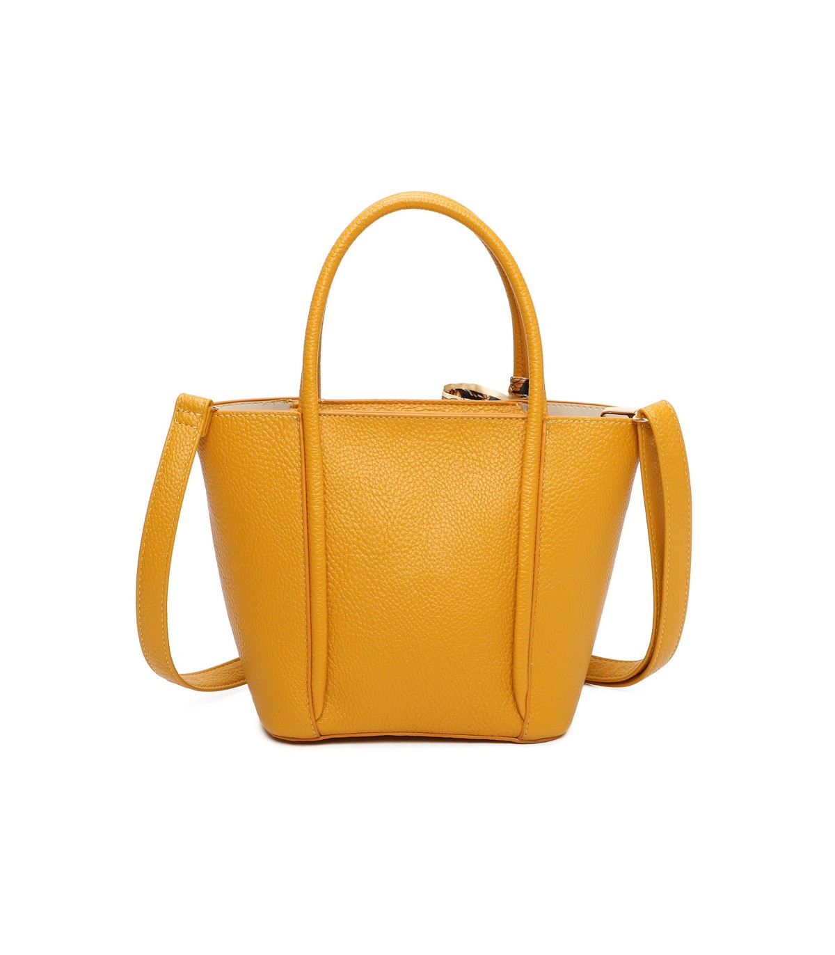 T11863 - Bolso con pañuelo y neceser compartimento amplio con bandolerea