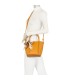 T11863 - Bolso con pañuelo y neceser compartimento amplio con bandolerea