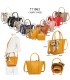 T11863 - Bolso con pañuelo y neceser compartimento amplio con bandolerea