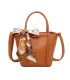 T11863 - Bolso con pañuelo y neceser compartimento amplio con bandolerea