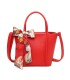T11863 - Bolso con pañuelo y neceser compartimento amplio con bandolerea