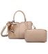 T11866 - Bolso rectangular amplio espacio con neceser a juego