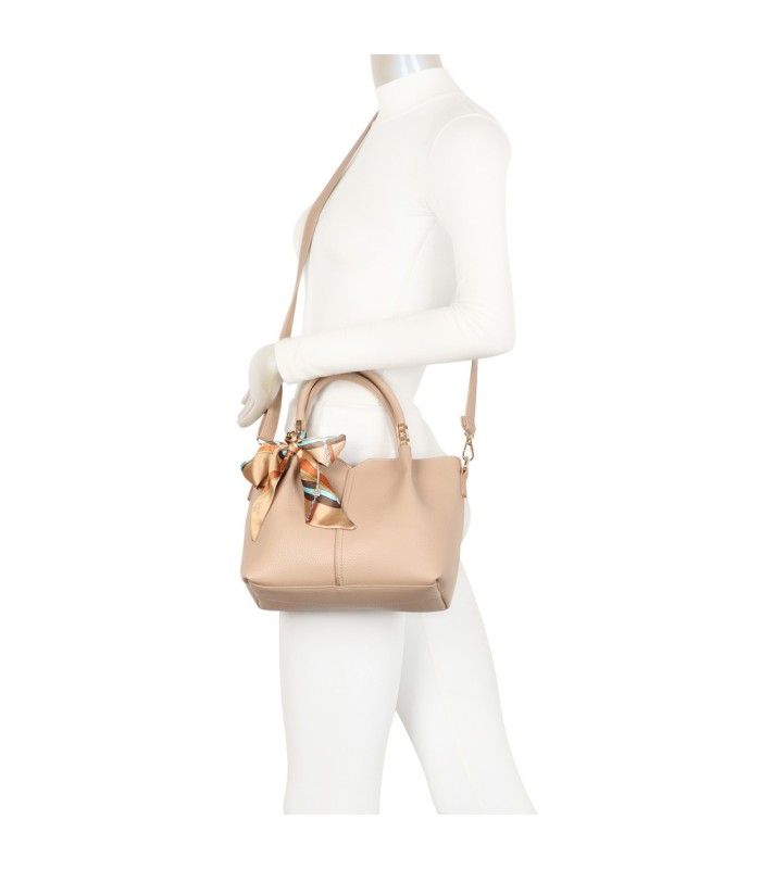 T11866 - Bolso rectangular amplio espacio con neceser a juego