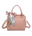 T11868 - Bolso bandolera cuadrado con pañuelo gran espacio interior