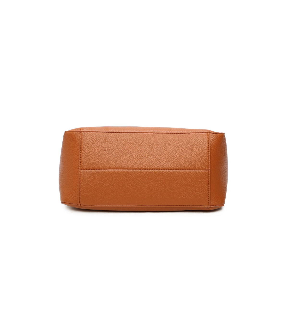 T11869 - Bolso con bolsillo externo trasero y bandolera tiene un pañuelo de colores