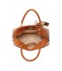 T11869 - Bolso con bolsillo externo trasero y bandolera tiene un pañuelo de colores
