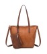 T11845 - Bolso con monedero externo y neceser bandolera y asa grandes para cruzar