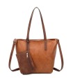 T11845 - Bolso con monedero externo y neceser bandolera y asa grandes para cruzar