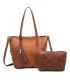 T11845 - Bolso con monedero externo y neceser bandolera y asa grandes para cruzar