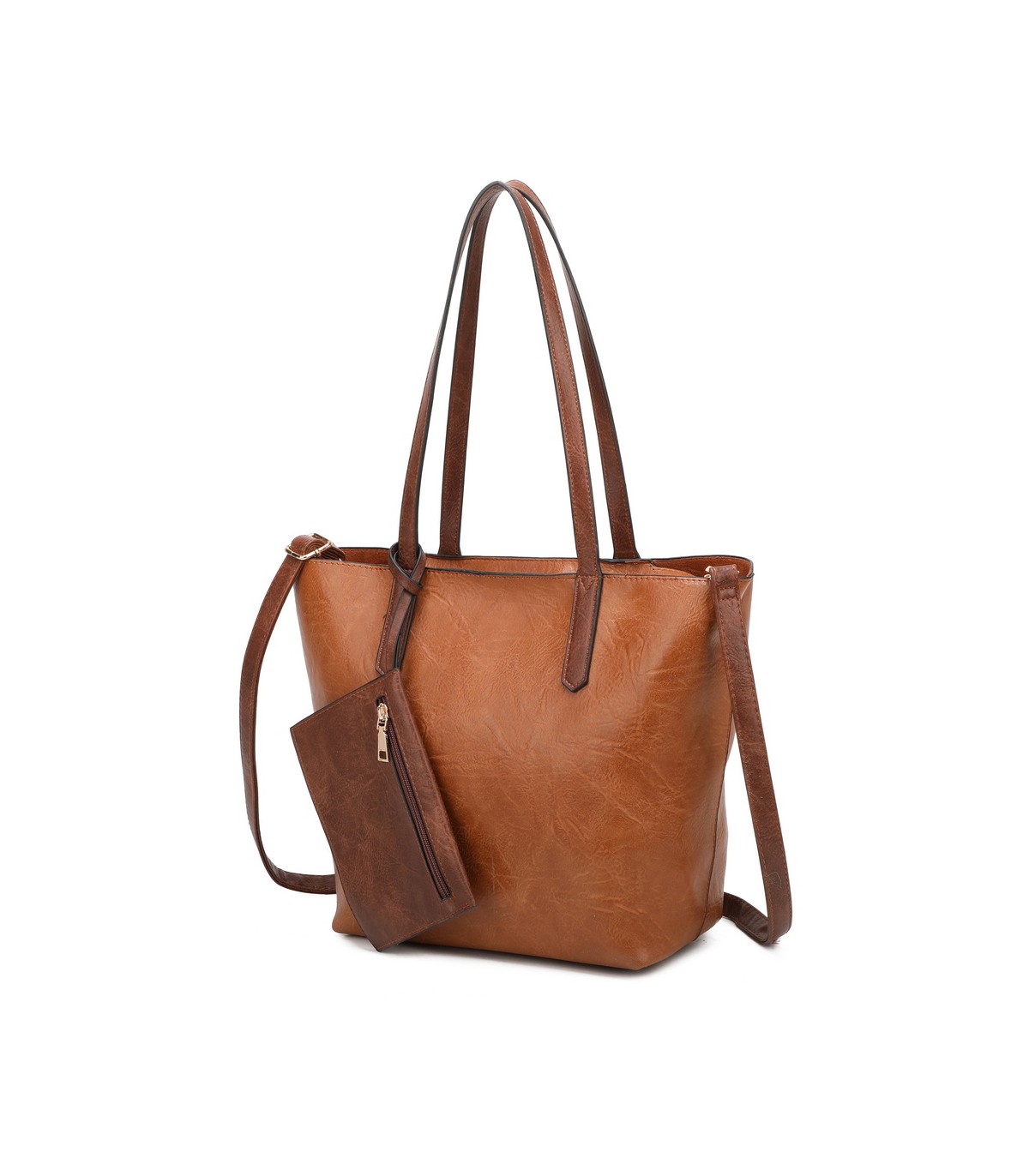 T11845 - Bolso con monedero externo y neceser bandolera y asa grandes para cruzar
