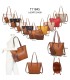 T11845 - Bolso con monedero externo y neceser bandolera y asa grandes para cruzar