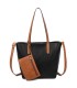 T11845 - Bolso con monedero externo y neceser bandolera y asa grandes para cruzar
