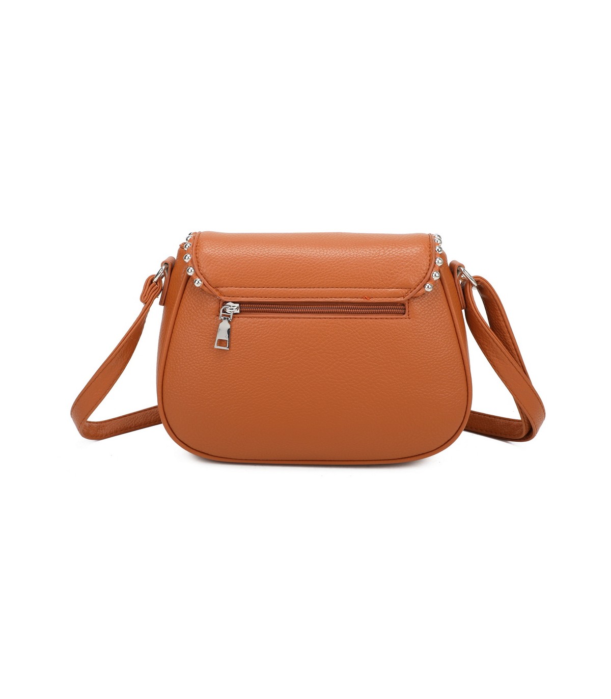 T11860 - Bolso bandolera con cuentas de adorno