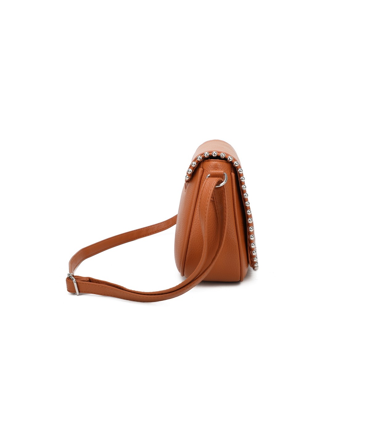 T11860 - Bolso bandolera con cuentas de adorno