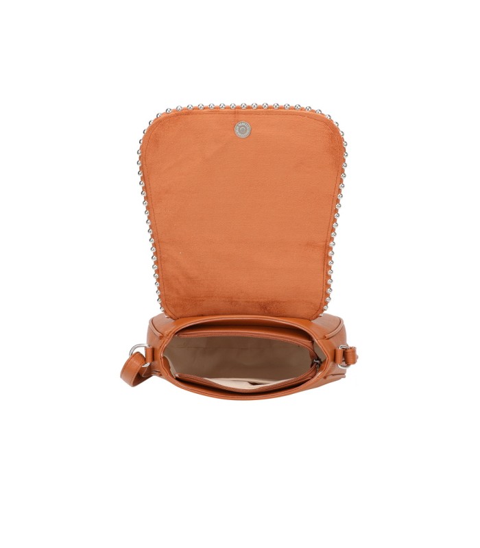 T11860 - Bolso bandolera con cuentas de adorno