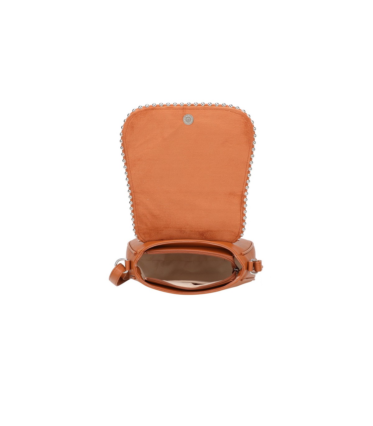 T11860 - Bolso bandolera con cuentas de adorno