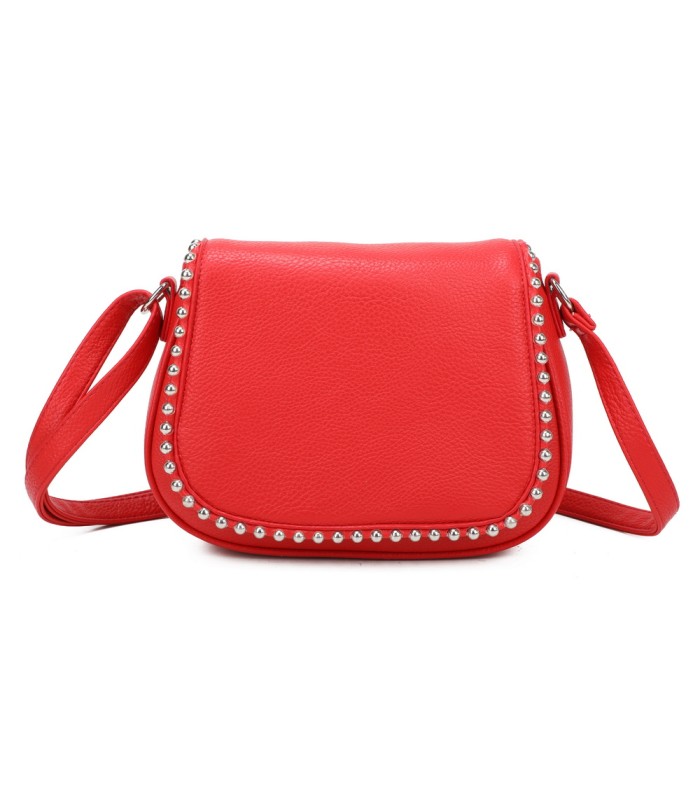T11860 - Bolso bandolera con cuentas de adorno
