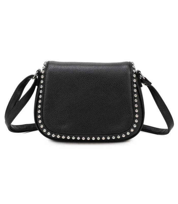 T11860 - Bolso bandolera con cuentas de adorno