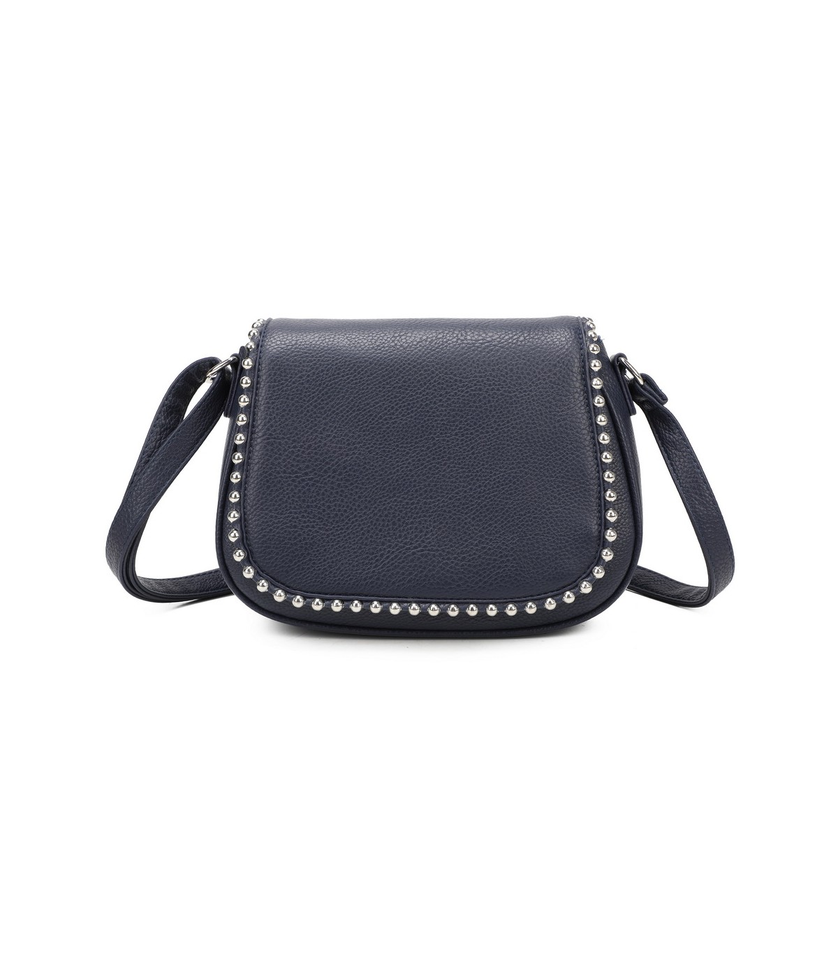 T11860 - Bolso bandolera con cuentas de adorno