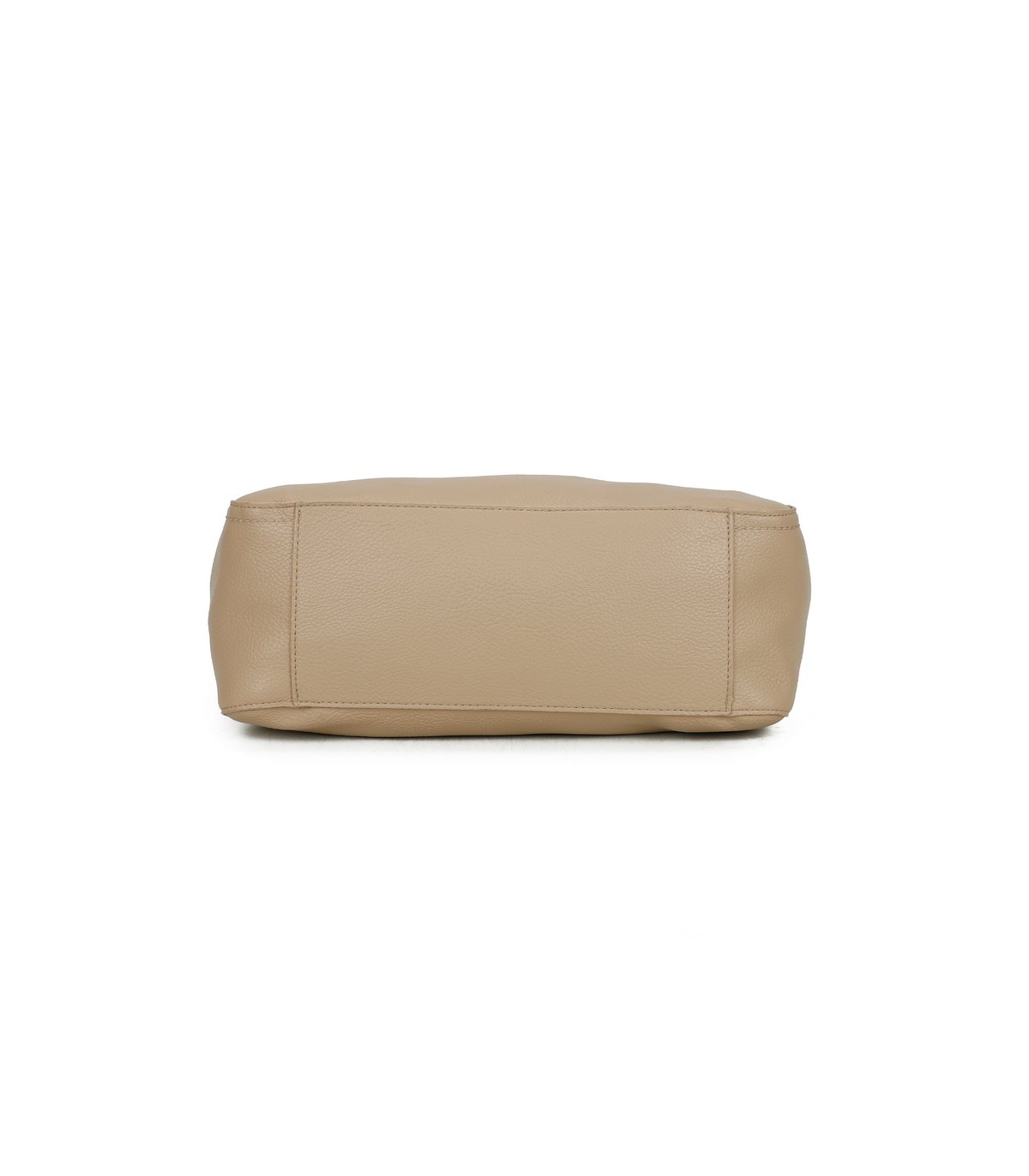 T11854 - Bolso con neceser y amplio espacio con borla de color a juego