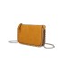 T11850 - Bolso rectangular con bandolera y cuentas de adorno y monedero interior
