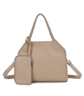 T11856 - Bolso de mano con bandolera y monedero