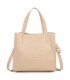 T11895- Bolso bandolera con varios compartimientos y accesorio colgante