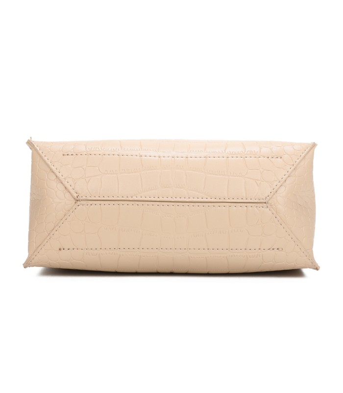 T11895- Bolso bandolera con varios compartimientos y accesorio colgante